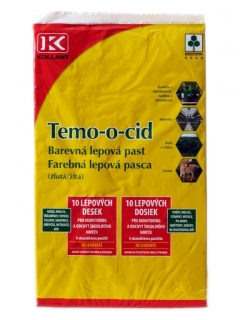 TEMO-O-CID žlutá 10 kusů 40x25
