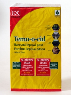 TEMO-O-CID žlutá 10 kusů 40x25