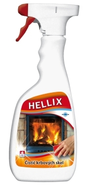 HELLIX - Přípravek k čištění krbových skel 500 ml