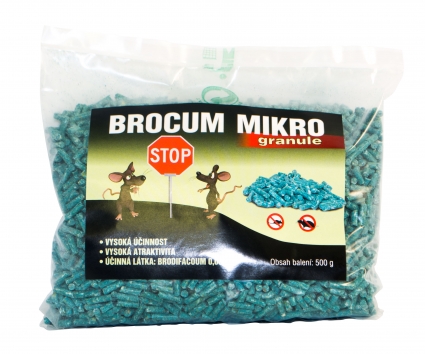 Brocum G mikro 500 g - jed na myši a potkany