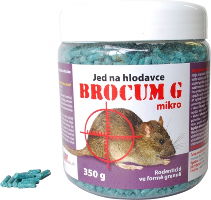 BROCUM granule 350 g - jed na myši a potkany